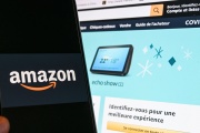 Un écran d’ordinateur affichant le site Internet d’Amazon, à Lille, en novembre 2020.
