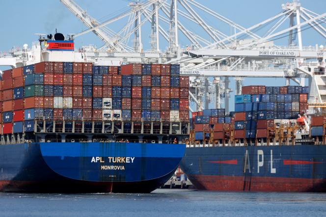 Dans le port californien d’Oakland, le 7 mai 2021.