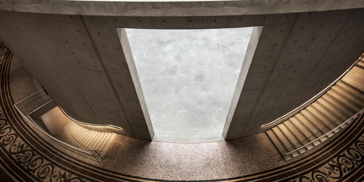 Bourse De Commerce Pinault Collection Tadao Ando Le Vertige De La Courbe