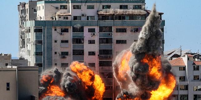 Indignation après la destruction par Israël d’un immeuble de Gaza abritant des médias internationaux