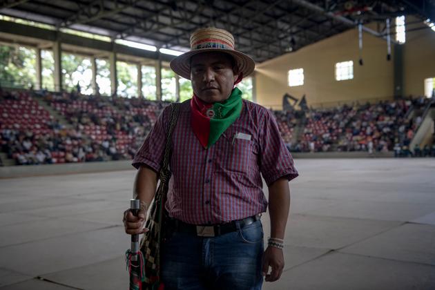 Ermes Pete Vivas, 11 de mayo de 2021, Asesor Superior del Consejo Regional Indígena de Gaga (CRIC).