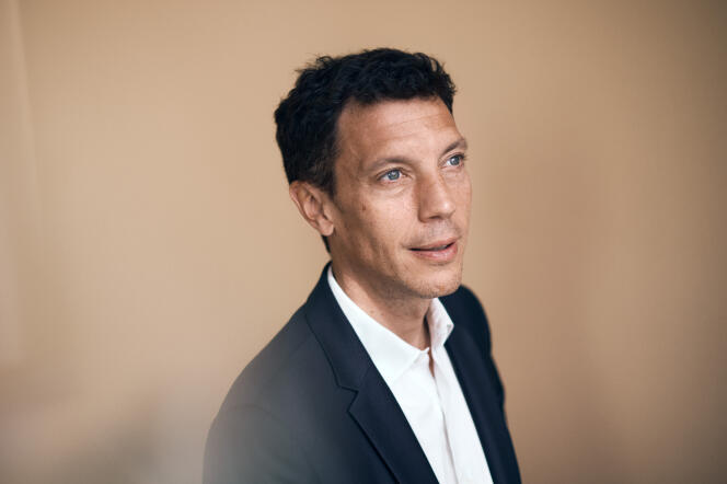 Franck Gervais, directeur général du groupe Pierre et Vacances, dans son bureau, à Paris, le 17 mai 2021.
