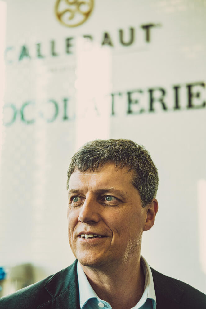 Antoine de Saint-Affrique, PDG de Barry Callebaut à Lebbeke, Belgique en 2019.