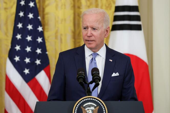 Joe Biden, à la Maison Blanche, à Washington, vendredi 21 mai.