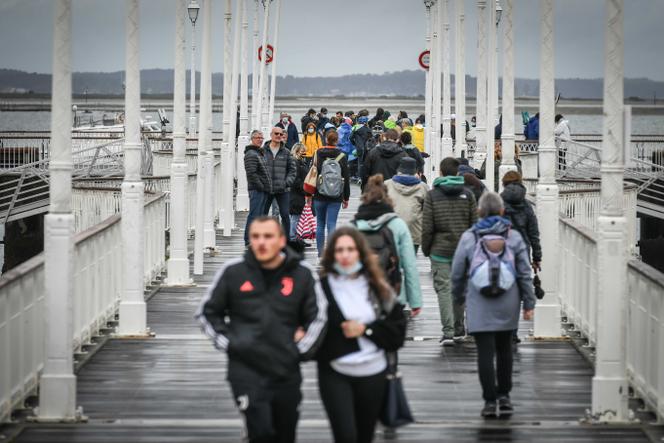 Sur la jetée Thiers, à Arcachon, le 22 mai 2021.