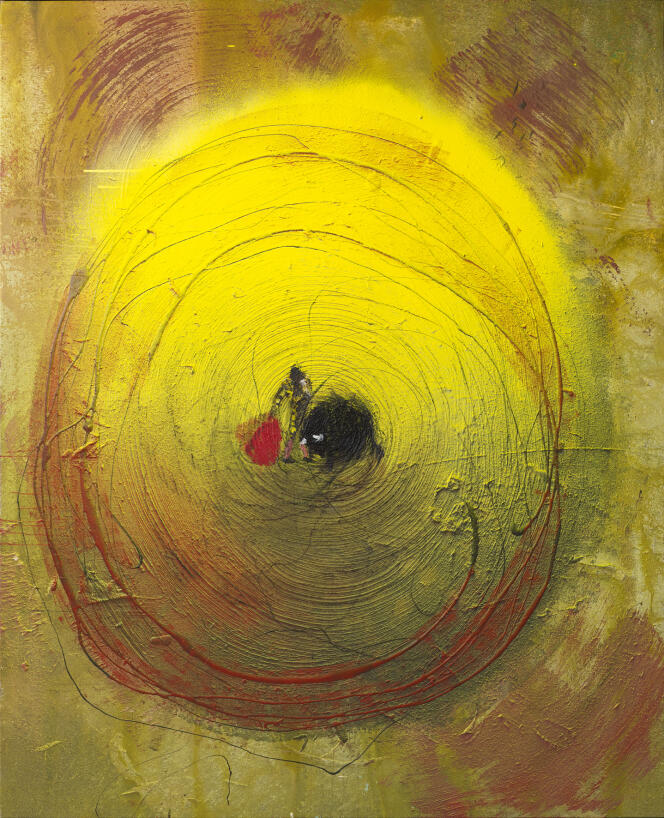 « 3er Tercio » (2019 ), de Miquel Barcelo. Technique mixte, 285 cm × 235 cm.