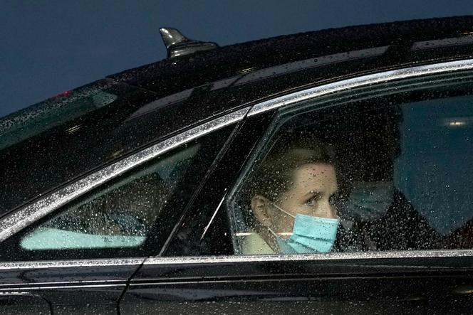 La première ministre du Danemark, Mette Frederiksen, à Bruxelles, le 24 mai. L’Allemagne et la France l’avaient sommée, lundi 31 mai, de s’expliquer sur les accusations d’espionnage révélées par la presse.