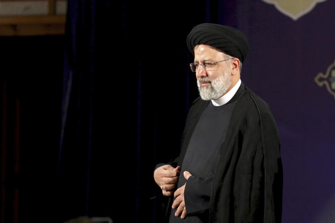 Ebrahim Raïssi, le 15 mai 2021, à Téhéran.