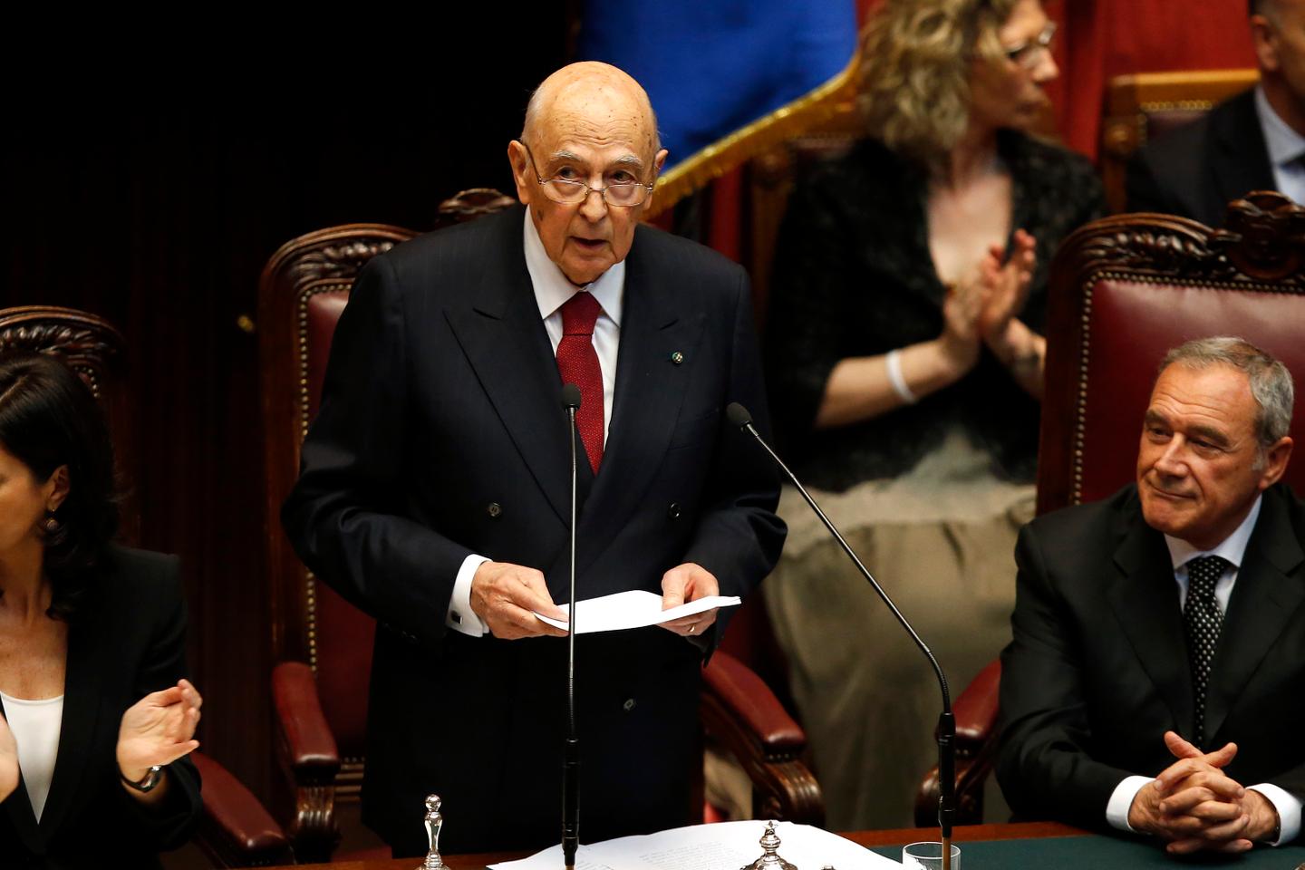 En 2013, quand Giorgio Napolitano devenait le premier président de la République italienne à se succéder à lui même