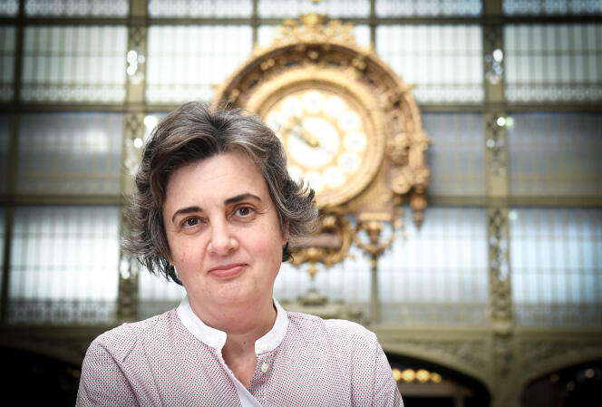 Laurence des Cars, photographed on March 24, 2021, had been the president of the Orsay Museum for four years.