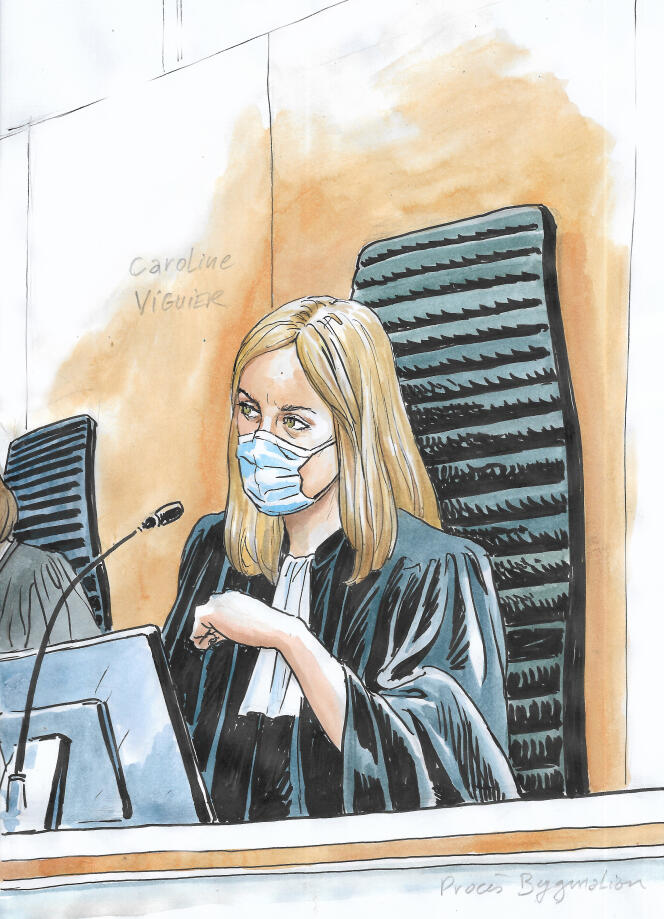 La présidente du tribunal Caroline Viguier au procès Bygmalion, le 2 juin 2021 à Paris.
