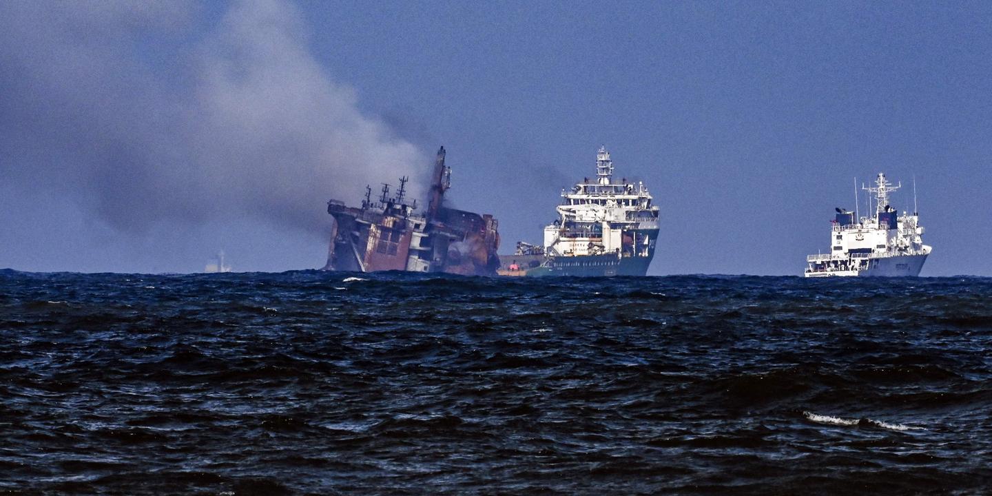 Au large du Sri Lanka, un risque de naufrage imminent pour le porte-conteneurs « X-Press Pearl »