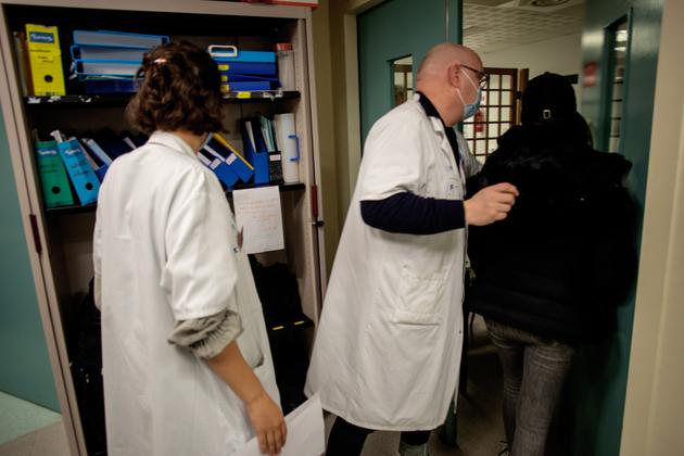 Au service de psychiatrie de l’enfant et de l’adolescent à l’hôpital Robert-Debré, le 2 mars 2021.
