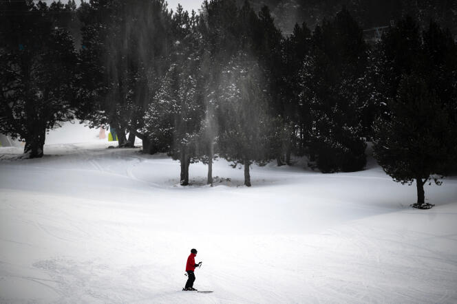 Sur le domaine skiable de Grandvalira (Andorre), le 2 janvier 2021.