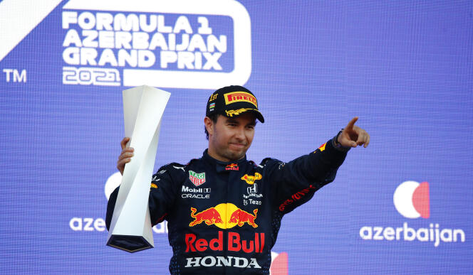 Sergio Pérez peut dire merci à Verstappen pour sa victoire au Grand Prix d’Azerbaïdjan, le 6 juin 2021.