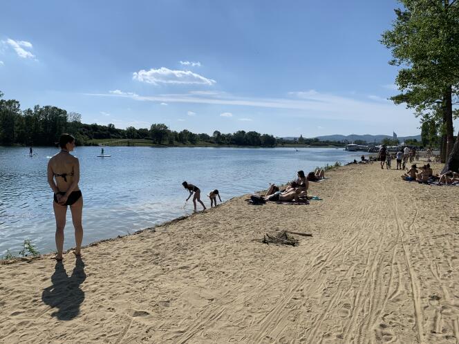 Une des plages du « Nouveau Danube » à Vienne, le 3 juin 2021.