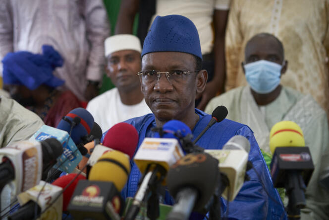 Choguel Maïga, aujourd’hui chef du gouvernement malien, le 28 mai 2021 à Bamako.
