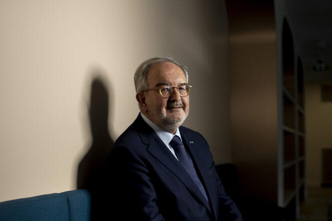Jean-Philippe Vachia, président de la Commission nationale des comptes de campagne et des financements politiques à Paris, au siège de la CNCCFP, le 8 juin 2021.