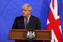British Prime Minister Boris Johnson holds a news conference for England's COVID-19 lockdown easing announcement in London, Britain June 14, 2021. Jonathan Buckmaster/Pool via REUTERS