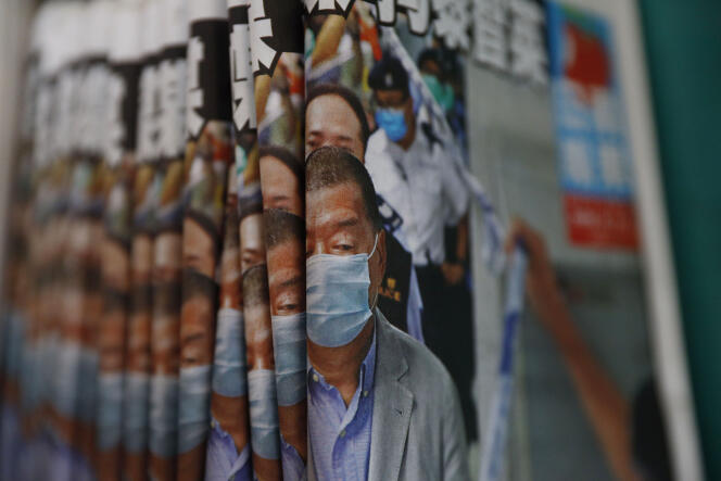 Une édition du journal hongkongais d’opposition « Apple Daily », le 11 août 2020.