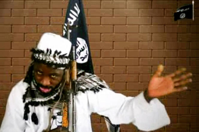 Capture d’écran d’une vidéo publiée le 2 janvier 2018 par le groupe islamiste Boko Haram montrant Abubakar Shekau.