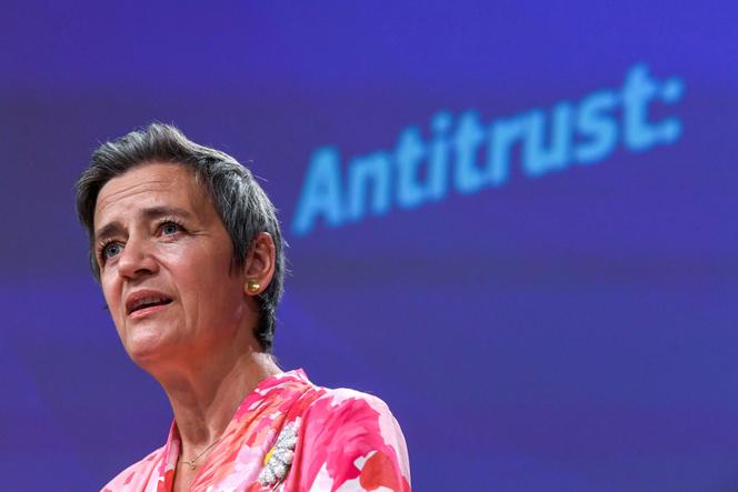 Margrethe Vestager, commissaire européenne à la concurrence, le 9 juin à Bruxelles.
