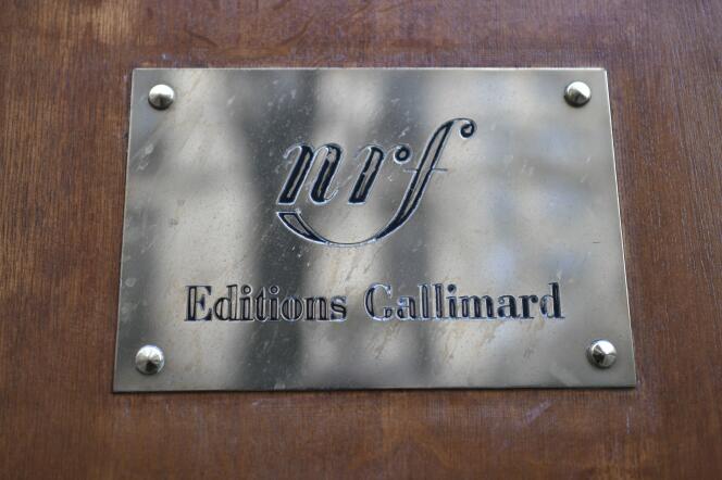 Paleta odbitek Gallimarda w Paryżu.
