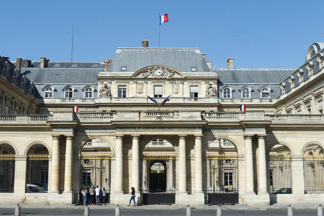 Le Conseil d’Etat, dans le 1er arrondissement de Paris.