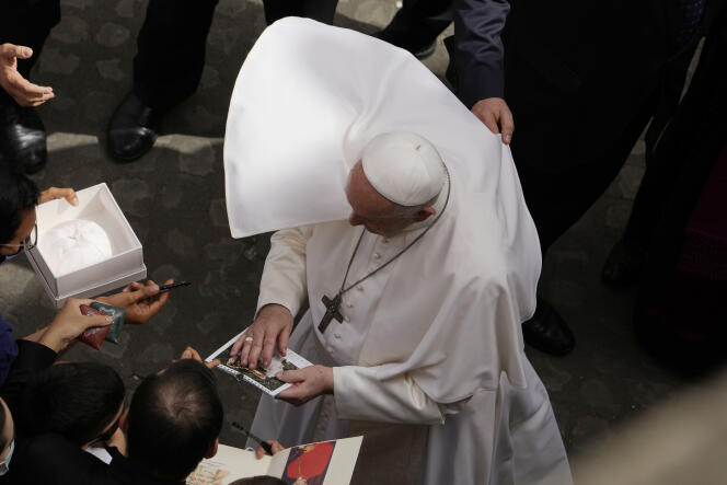 Le pape François au Vatican, le 23 juin 2021.