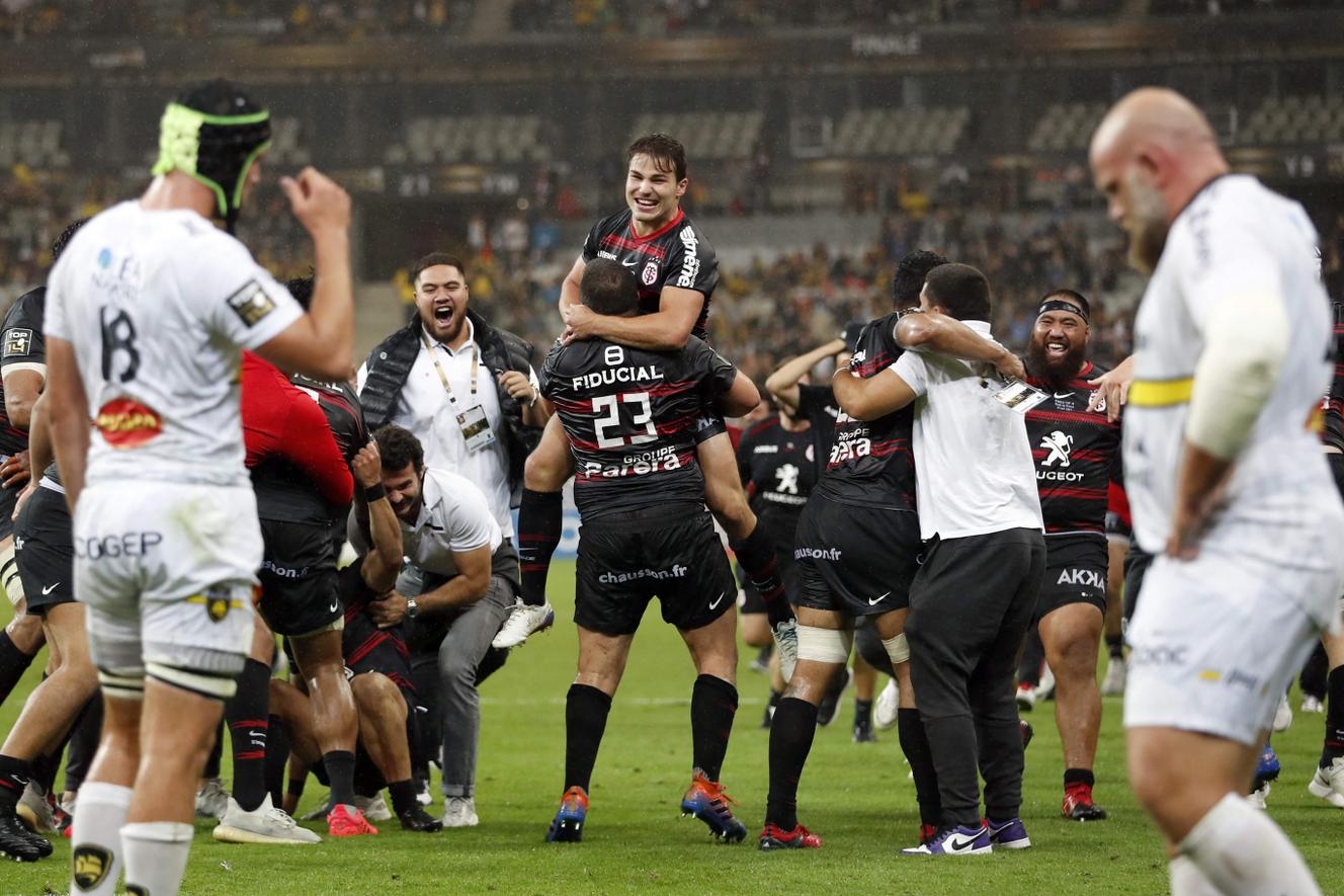 Toulouse vainqueur de La Rochelle lors de la finale du Top ...
