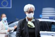La présidente de la Banque centrale européenne, Christine Lagarde, à Bruxelles, le vendredi 25 juin 2021.