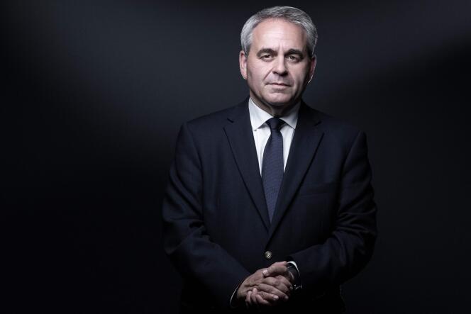 Le candidat de la droite à la présidentielle Xavier Bertrand, le 1er juillet 2021.
