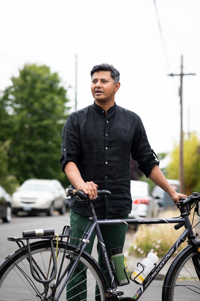 Vivek Shandas, professeur à l’université de Portland (Oregon), le 6 juillet 2021 à Portland.