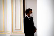 Emmanuel Macron, lors d’une conférence de presse après une réunion du G5 Sahel, à l’Elysée, le 9 juillet 2021.
