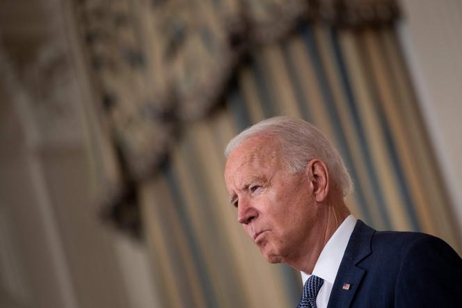 Joe Biden at the White House in Washington DC on July 9, 2021.