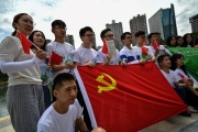 Célébration du 100e anniversaire de la fondation du Parti communiste chinois, à Shanghaï (Chine), le 1er juillet 2021.