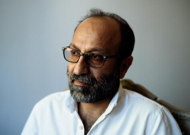 Le réalisateur Asghar Farhadi, le 8 juillet, dans les locaux de Memento, à Cannes.