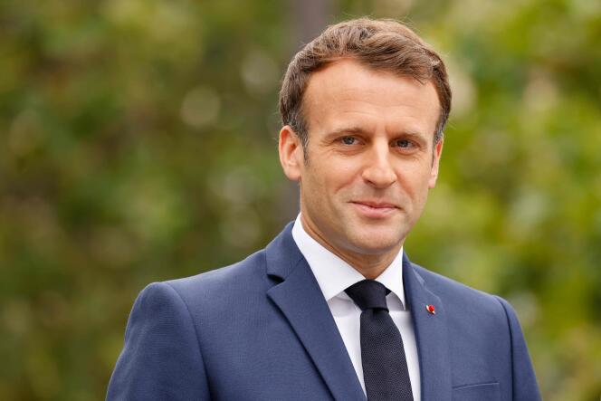 Emmanuel Macron, à Paris, mercredi 14 juillet 2021.
