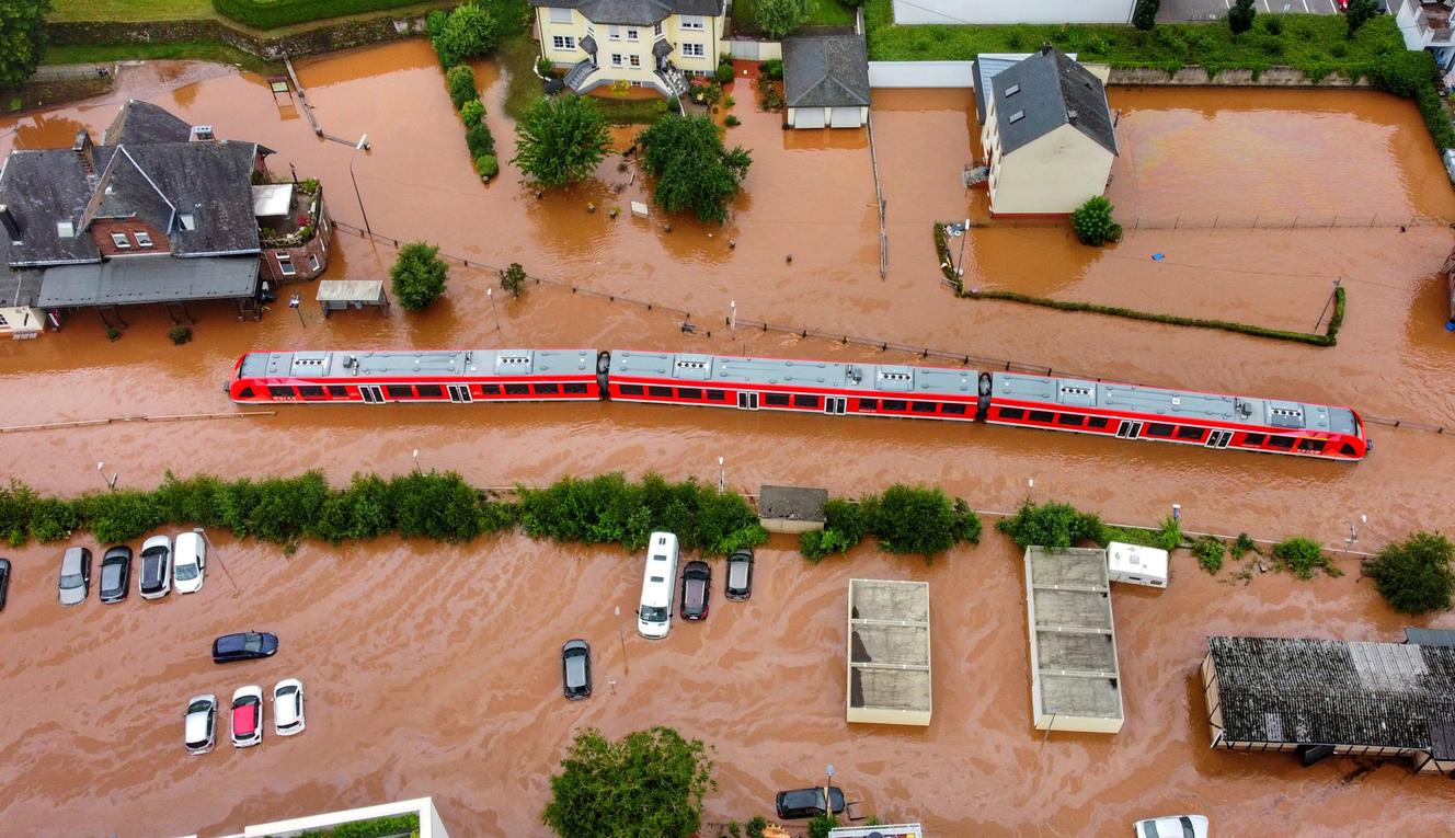 Fortes inondations en Allemagne et en Belgique, au moins ...