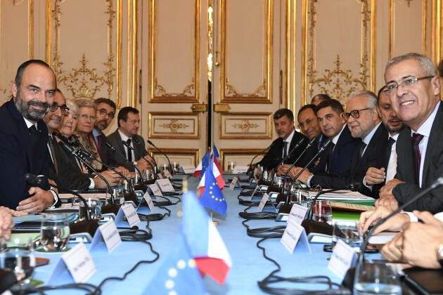 Une partie du gouvernement d’Edouard Philippe (à gauche), à Paris, le 19 décembre 2019.