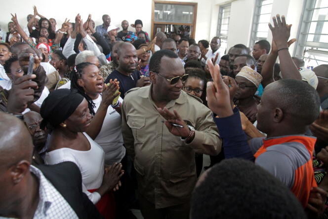 Freeman Mbowe, président du parti tanzanien d’opposition, à Dar es-Salaam, le 10 mars 2020.