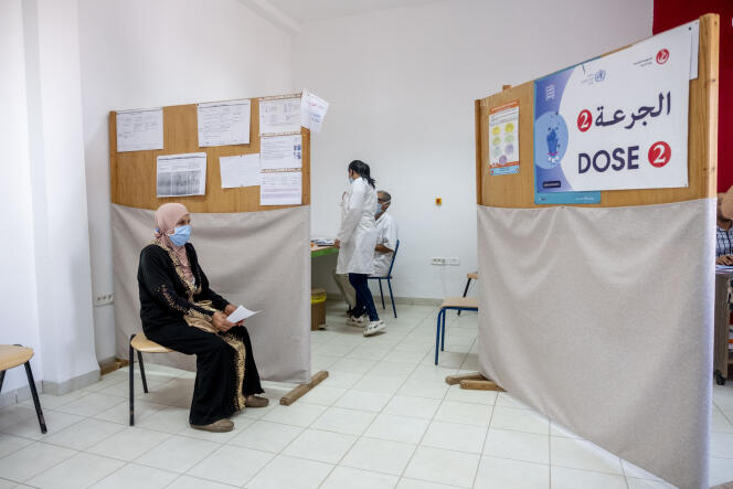 Le centre de vaccination anti-Covid de Menzel Bourguiba, ville du nord de la Tunisie, le 22 juillet 2021.