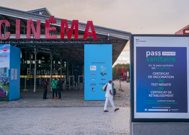 Un cinéma à Paris, le 25 juillet 2021.