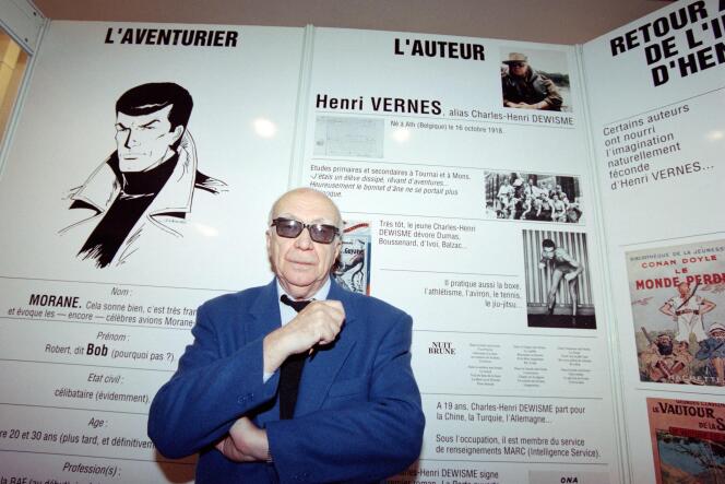 Henri Vernes à Paris le 2 décembre 1993.
