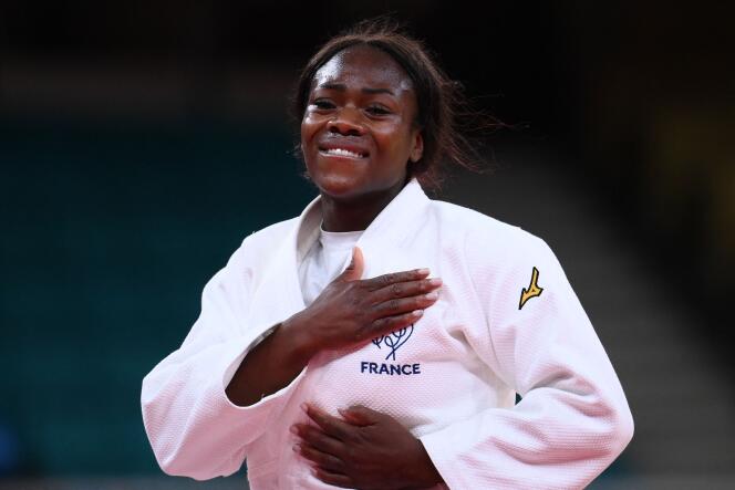 Clarisse Agbegnenou, durante los Juegos Olímpicos de Tokio, 27 de julio de 2021.