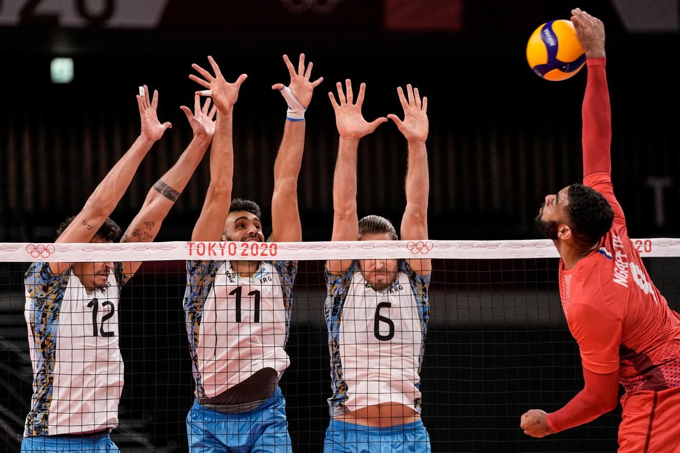 Irvin Ngabeth, przeciwko Argentynie, 28 lipca 2021.