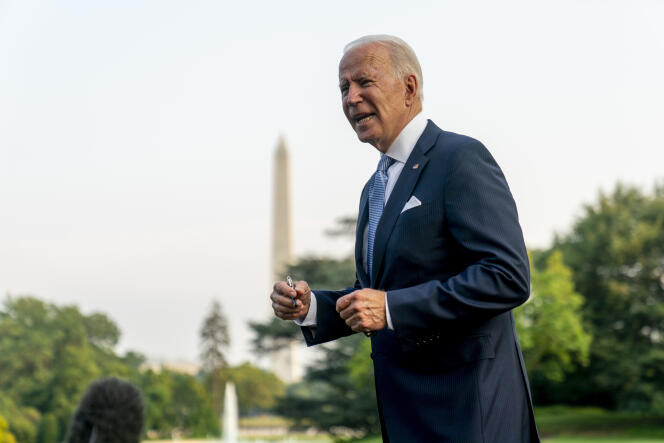 Le président Joe Biden, à la Maison Blanche, à Washington, le 29 juillet 2021.