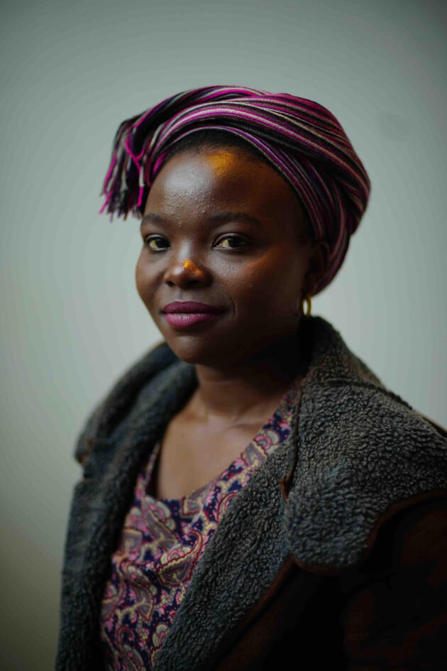 La militante congolaise Desanges Kabuo, membre du Mouvement national des survivant.e.s de violences sexuelles en RDC.