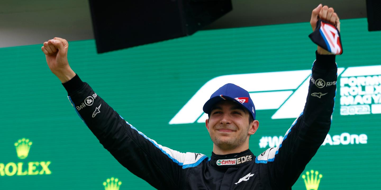 formule 1 un mois apres sa premiere victoire en grand prix esteban ocon ne veut pas s arreter la