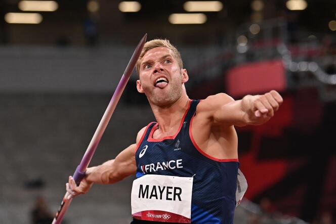 Kevin Mayer est allé chercher une deuxième médaille d’argent olympique au décathlon grâce, notamment, au lancer du javelot.